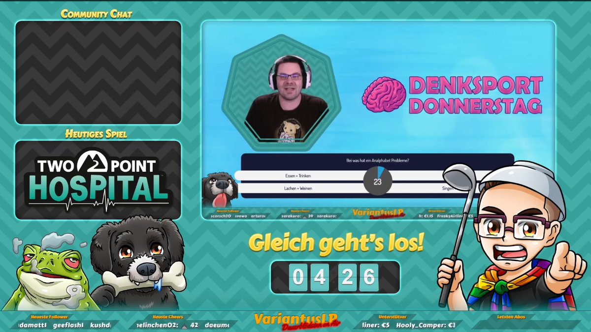 variantuslp's tweet photo. Ich bin wieder on Stream! Hoffentlich geht's den Patienten auch bald besser - genauso wie mir! #smallstreamer #twitchde #germanstreamer #twopointhospital #backonstream https://t.co/8DgZxOECKj
