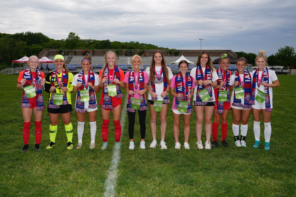 IGHSAU's tweet photo. Congratulations to our Class 2A All-Tournament Team, selected by the Iowa High School Soccer Coaches Association. ⚽💕

📸: @MPutneyMedia 

#IGHSAU #IowaGirl #iahssoccer https://t.co/VLD21p1SAW