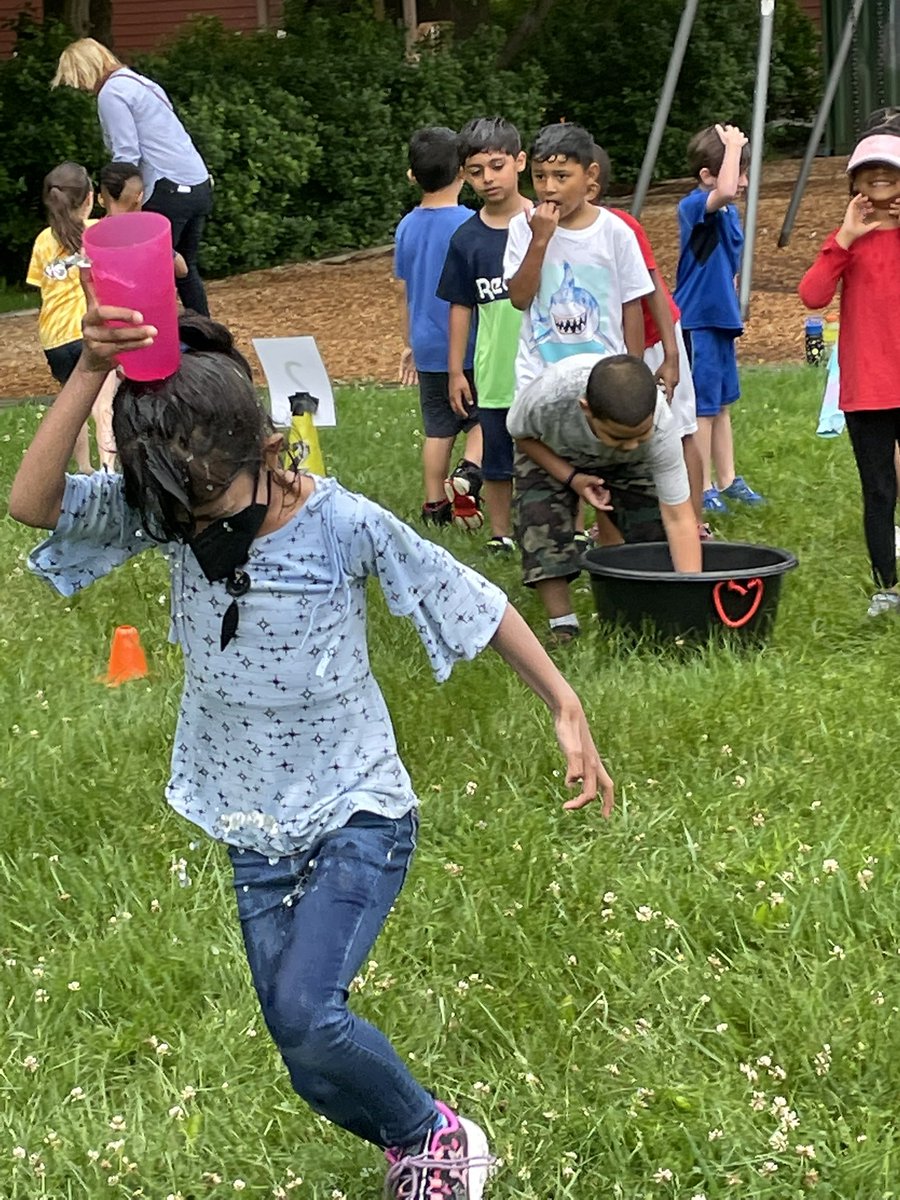 sharcivil's tweet photo. Fun times on field day! The rain added an extra special element to the excitement! #bestdayever #squishysneakers @LTPS1 @SlackwoodSchool https://t.co/CEax6Fpano