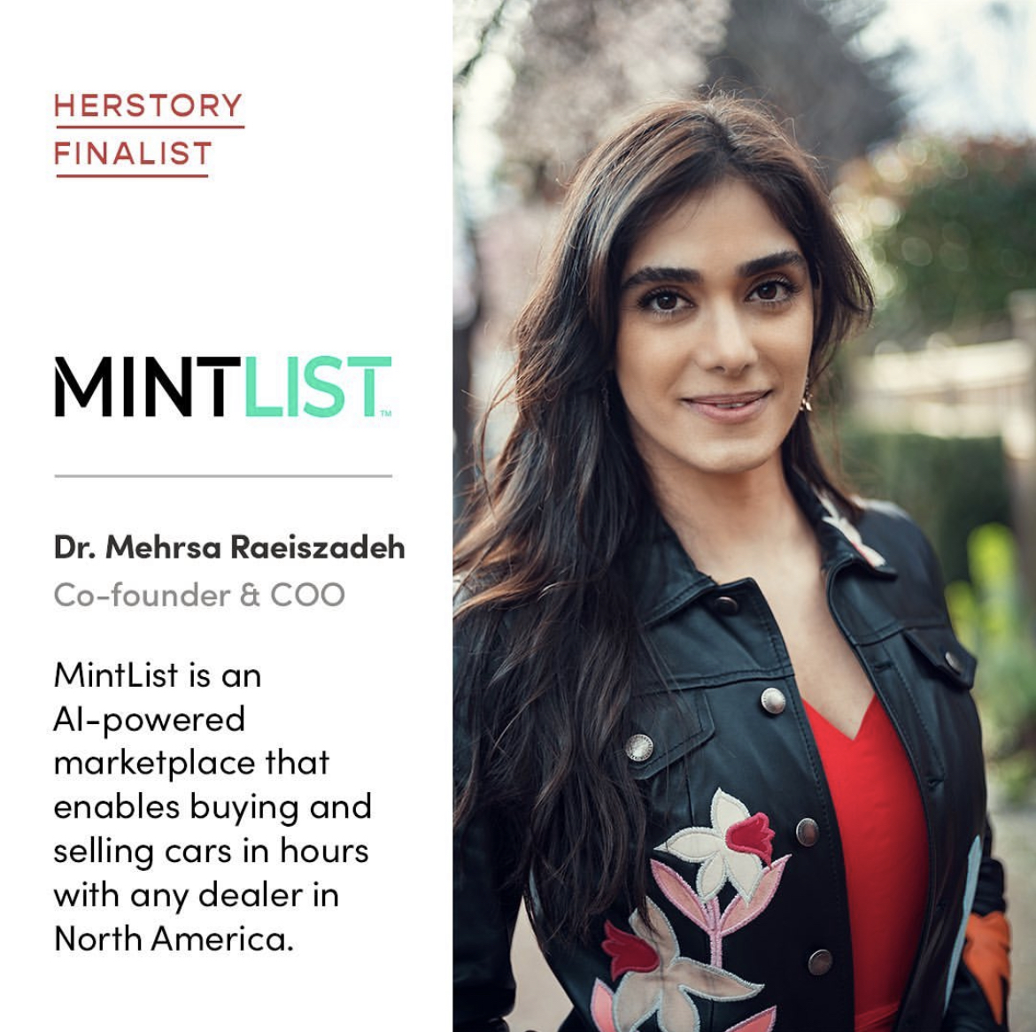 Our co-founder, Mehrsa, is a finalist in the HerStory 2022 held by @_the51 on June 4th. Go to @_the51's page and follow the link in their bio to watch it live!
 #the51 #herstory2022 #financialfeminism #womensupportingwomen #Mintlist #startup