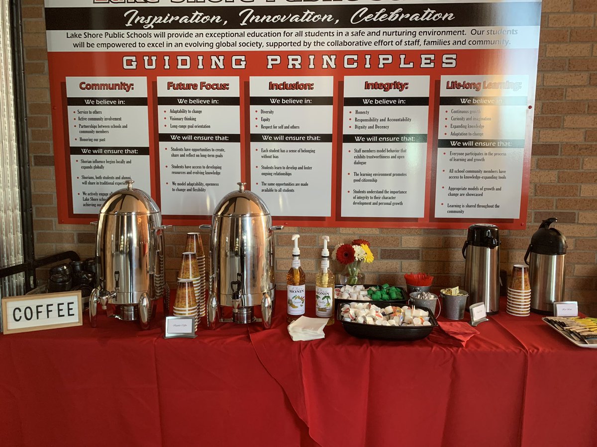 TiJeMorris's tweet photo. An absolutely beautiful morning celebrating the 99th annual Commencement Ceremonies for Lake Shore Public Schools!! Congratulations to all our awesome 2022 graduates!! A HUGE shout out and THANK YOU to my amazing staff for all their hard work!! https://t.co/nzso6fe7lt