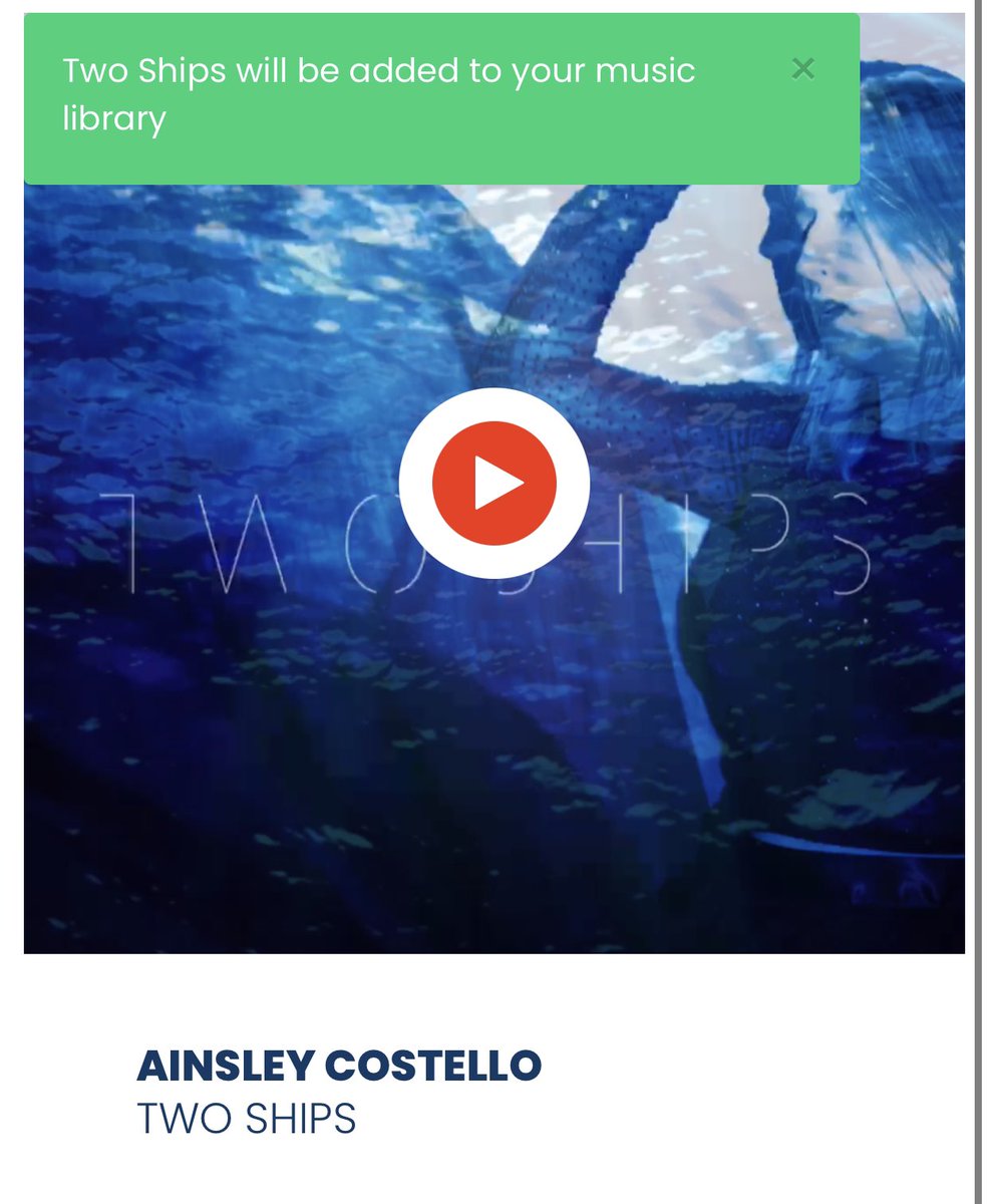 ScottKash88's tweet photo. @ainsleymusic07 I have now! Pre-saved #TwoShips by @ainsleymusic07 on @Spotify & @Deezer https://t.co/xQ1aDIe3V4