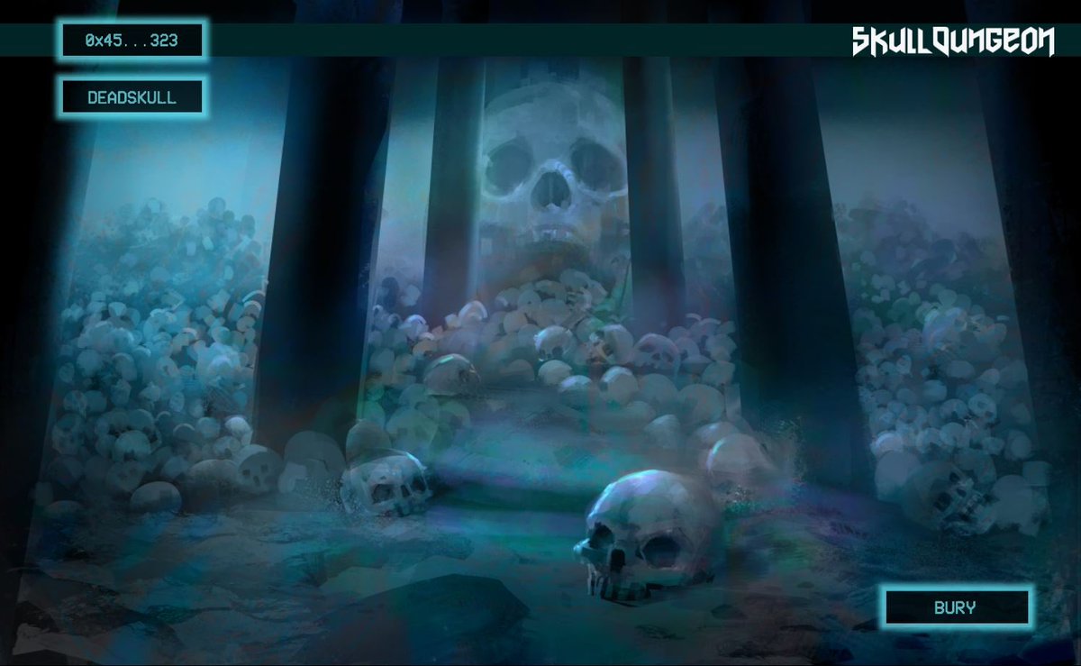 SkullDungeonNFT's tweet photo. Season 0̴̩̅: GRAVEYARD [thread 1/4]

The Decay has begun to set in the dungeons, all the skulls have been affected and may be buried [minted/ staked] at the Graveyard as Deadskulls, until resurrection to full Genesis Skulls 🕯💀🕯 https://t.co/NXIkAoaTyt
