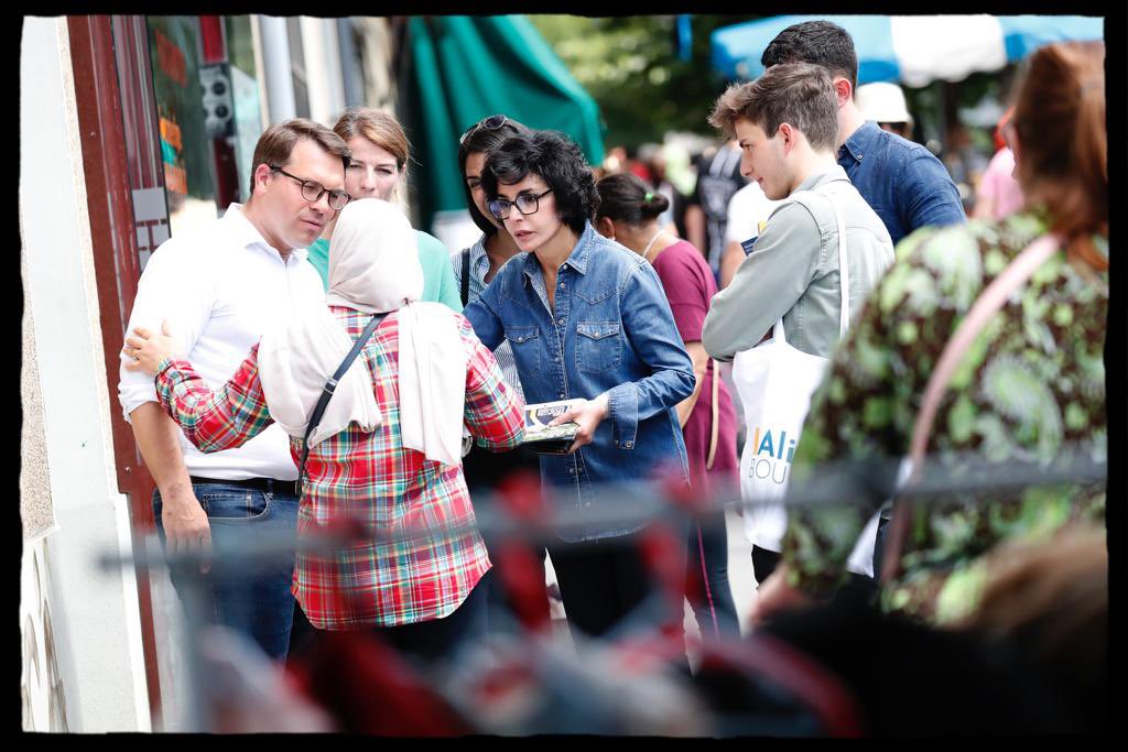 geoffroyboulard's tweet photo. J’étais ce matin sur le marché des producteurs du parc Martin Luther King avant de rejoindre @datirachida et mes amis @Alix_Bougeret &amp; @Paul_Hatte candidats aux élections législatives. Quel accueil ! Il reste une semaine pour convaincre: on fonce ! 🚀 https://t.co/19JJ2GSU0M
