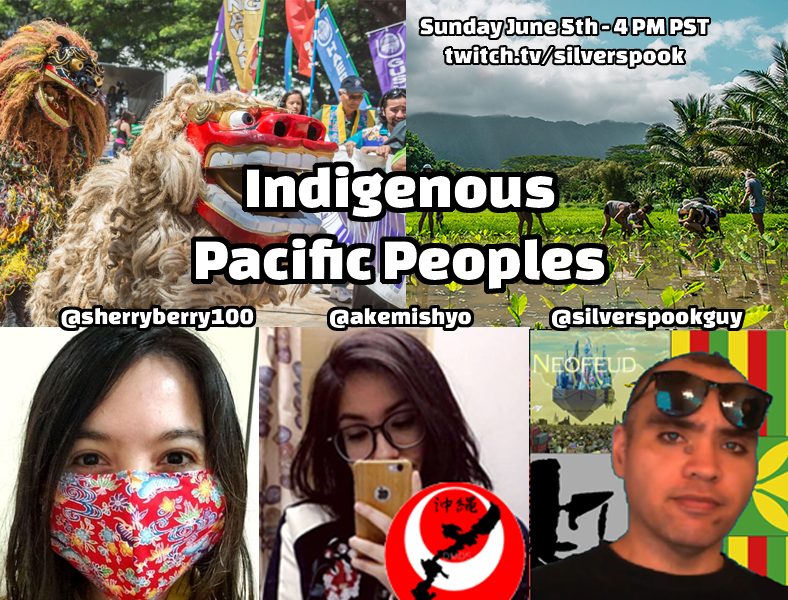 SilverSpookGuy's tweet photo. Native Hawaiian and Luchuan (Okinawan) peoples having a yuntaku / hui / get together to talk about, language, culture and more! Tomorrow at 4 Pacific Time! @sherryberry100  @akemishyo https://t.co/5YeadPoeWj