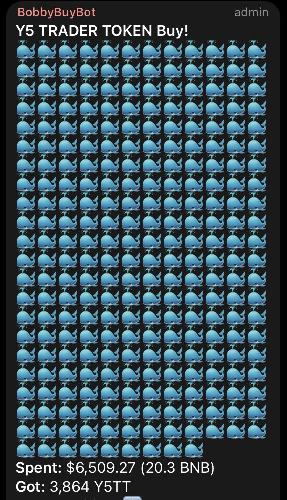 thehodlerharry's tweet photo. Awesome buys rolling in for @Y5Token1 this evening! The Y5 Trader token has HUGE potential! For more info and to understand why this new Token from Y5 could be so huge, read this 👉 https://t.co/28IHjCrU3E… - edit: Circulating supply is now only 6m tokens! 👀 👀 👀 https://t.co/7wlca899E4