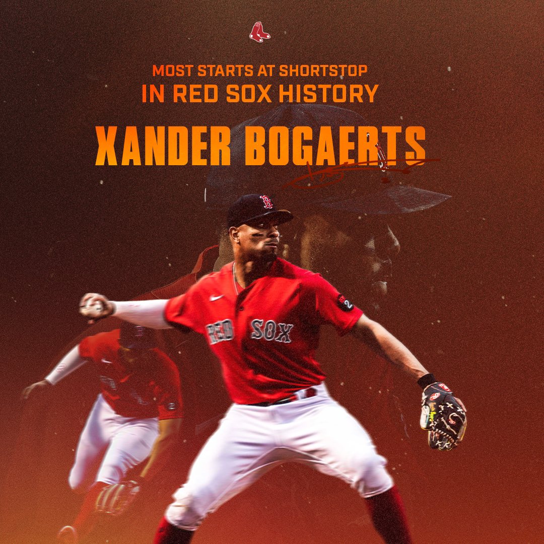RedSox's tweet photo. At shortstop, No. 2, Xander Bogaerts. https://t.co/1hOmR006KM