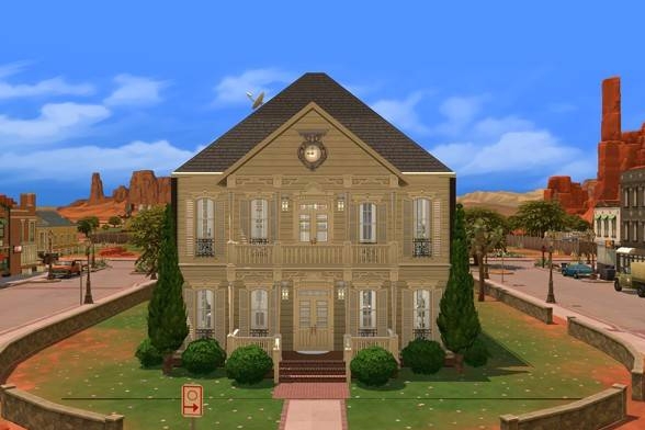 Sammy_J_Burns's tweet image. Revamping the StrangerVille Library. #TheSims4 #showmeyourbuilds #strangerville