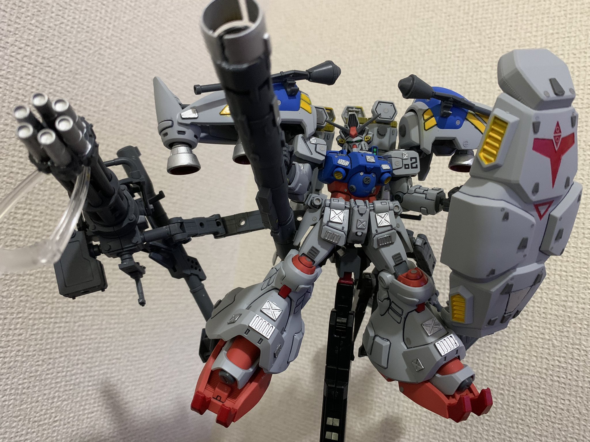 リクソン ガンプラ ガンダム試作2号機 サイサリス の改造です 戦闘集みたいに撮りました T Co 5sucsvyzuo Twitter