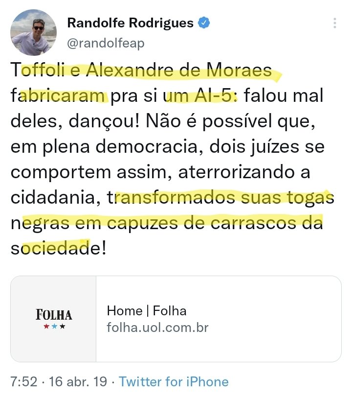 mendesluizpaulo's tweet photo. ➡️ E O TAL FLAGRANTE ETERNO?

A matéria foi tão esdrúxula que a Folha tirou do ar a matéria https://t.co/ufNauOCeRR https://t.co/yeHXTFs2yn
