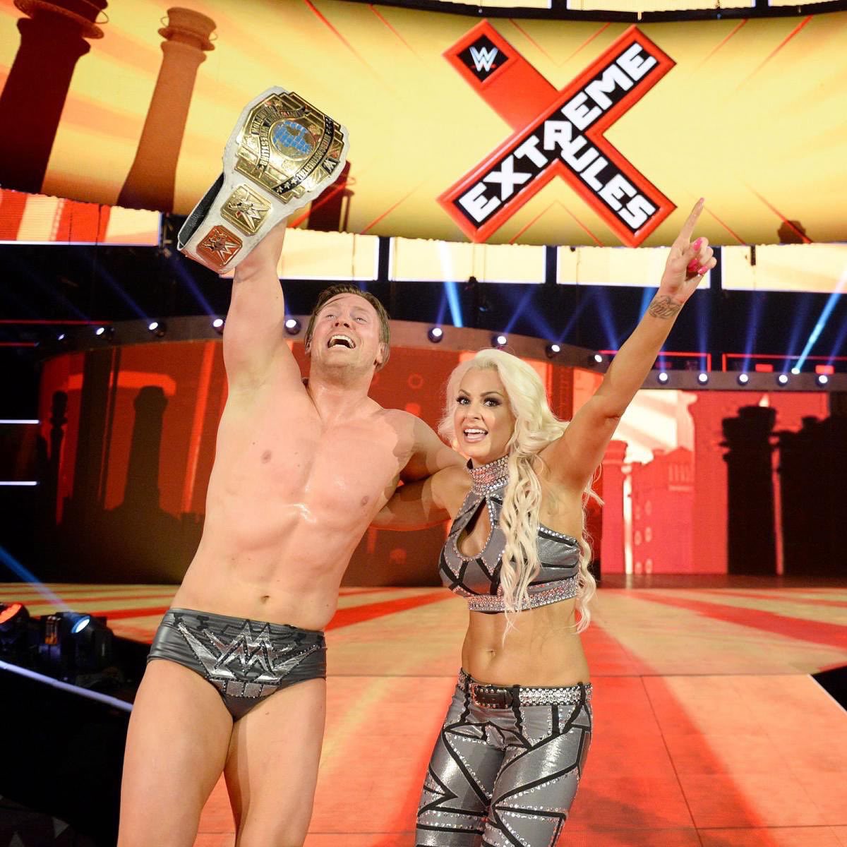 Five years ago today, my 7th Intercontinental Championship reign began at #ExtremeRules. The #ItCouple made that title the most relevant and prestigious title in all of @WWE 😎