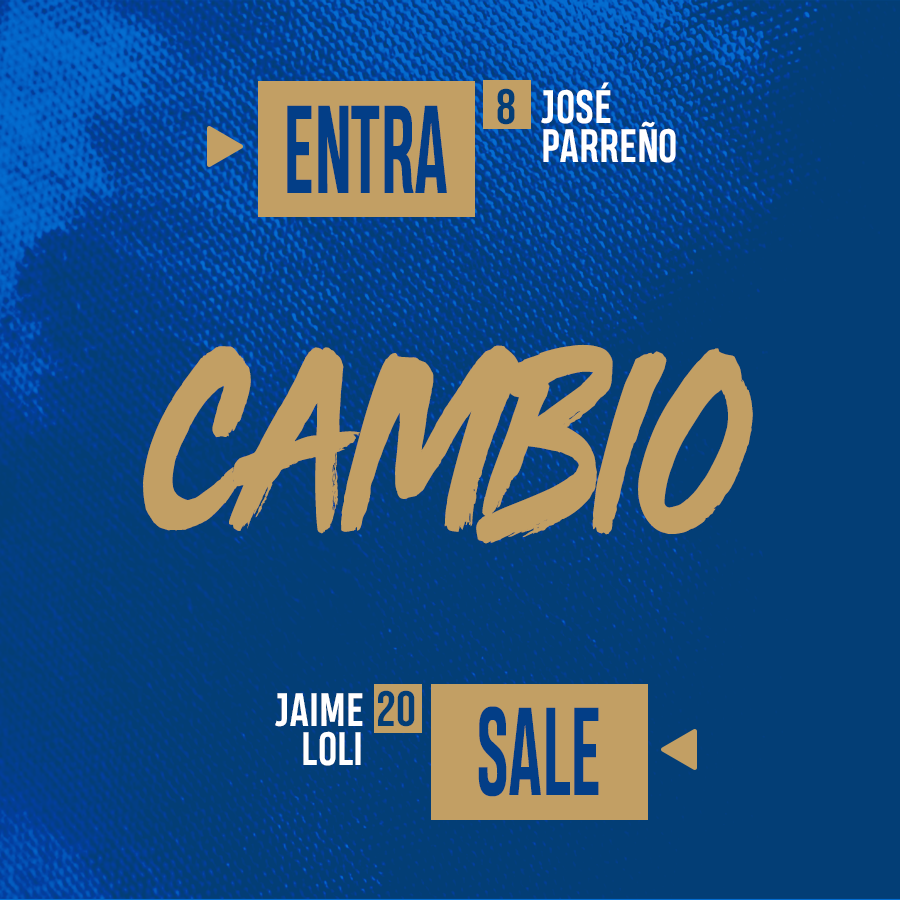 ⏱️ 57' | 🔄 ¡Cambio en LATAM!
 
🔺 Entra José Parreño
🔻 Sale Jaime Loli
 
#LigaTsuru ⚽
#VamosLATAM