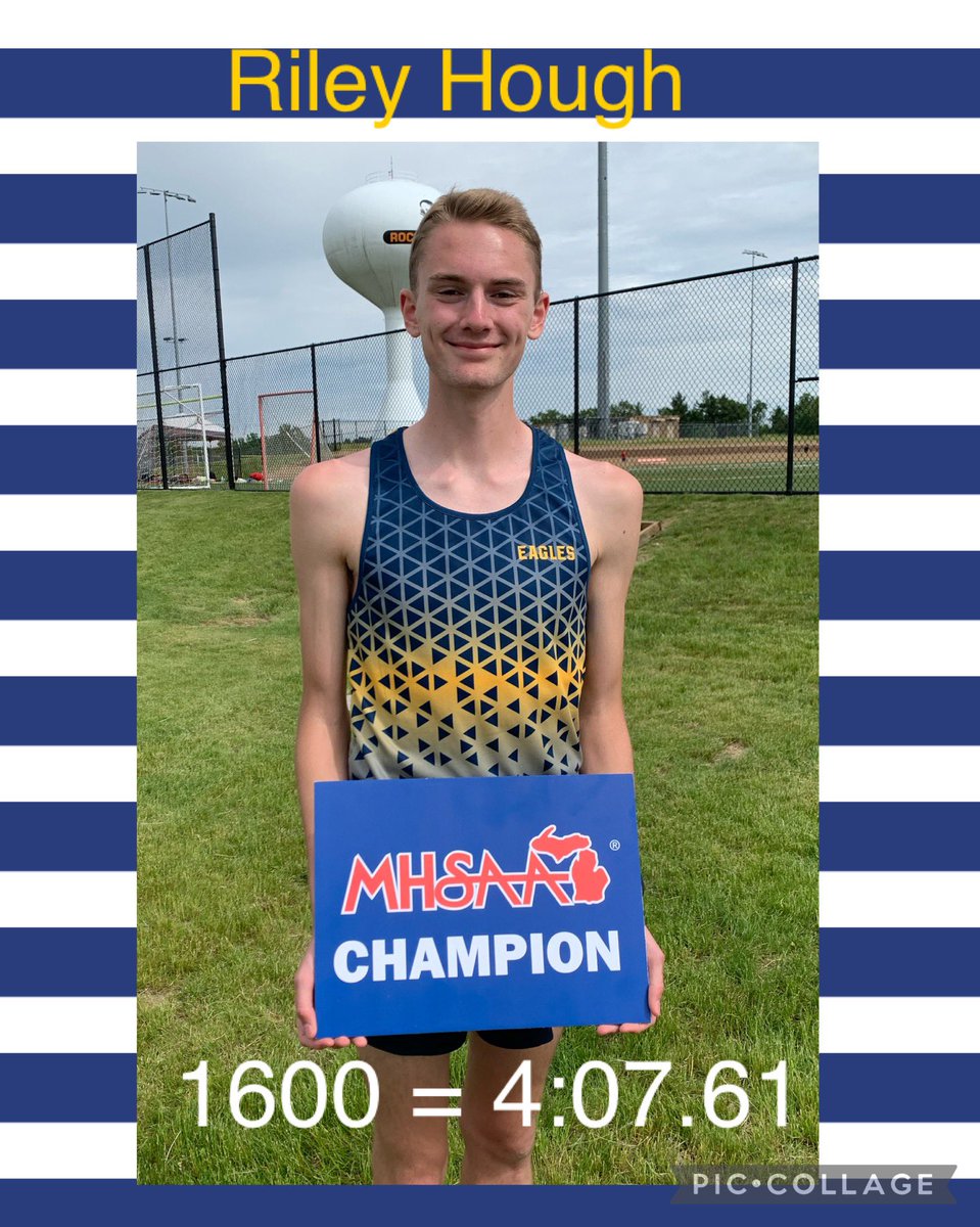 hartlandxctf's tweet photo. Hartland has been so fortunate to enjoy the ride! @Rhough03 finishes his career by adding another State championship by winning the 1600m and finishes runner up in the 3200m! Thank for representing Hartland so well and the best is yet to come! https://t.co/pet7ZmWk6i