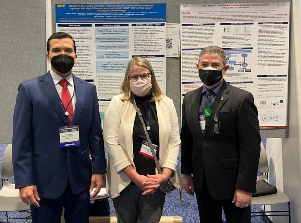 Honored to be involved with <a href="/NRGonc/">NRG Oncology</a> and <a href="/NSABPFoundation/">NSABP Foundation</a> in developing the next generation of  #ColorectalCancer ctDNA trials that will change practice. 
#ChallengeAccepted
✅NRG-GI005 (COBRA)
✅NRG-GIOO8 (CIRCULATE-US)
✅NSABP FC-12
#ASCO22
