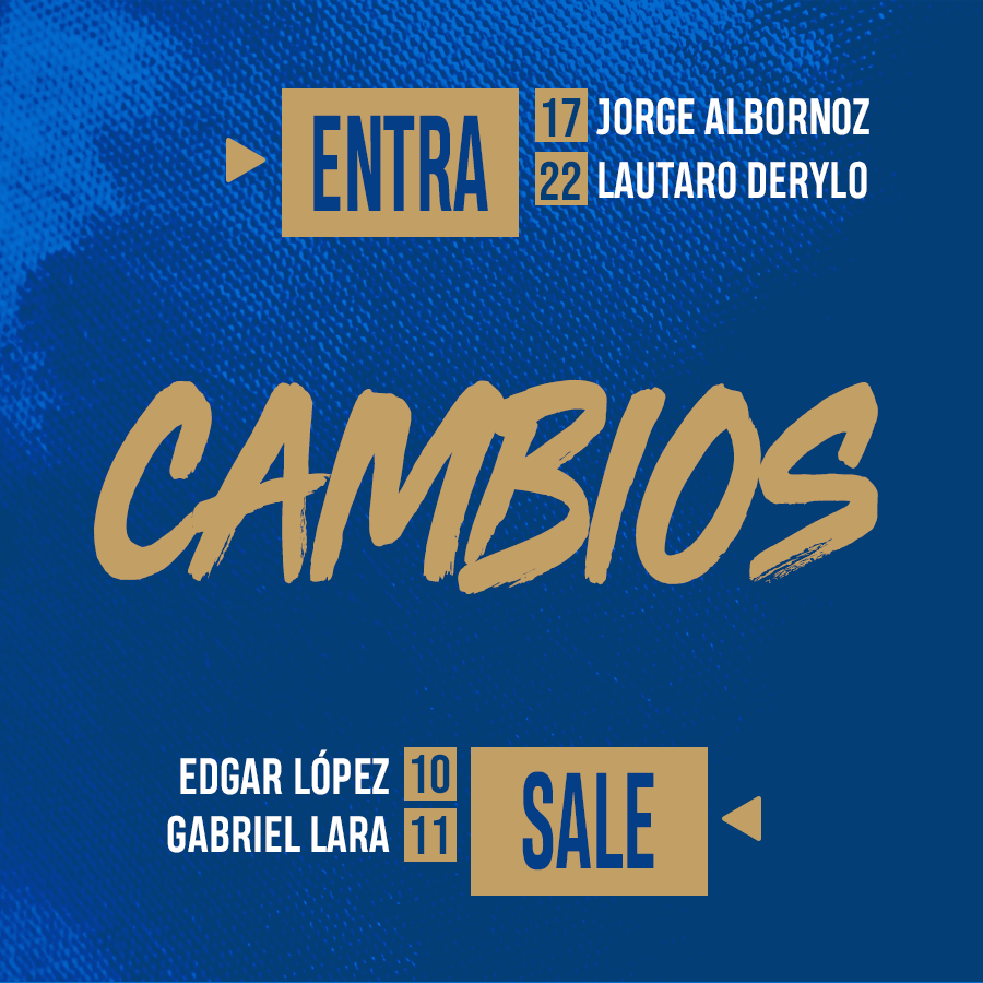 ⏱️ 88' | 🔄 ¡Cambio doble en LATAM!
 
🔺 Entra Jorge Albornoz
🔻 Sale  Edgar López
--------------------------------
🔺 Entra <a href="/FacesByLaucha/">Laucha</a>
🔻 Sale  Gabriel Lara
 
#LigaTsuru ⚽
#VamosLATAM
