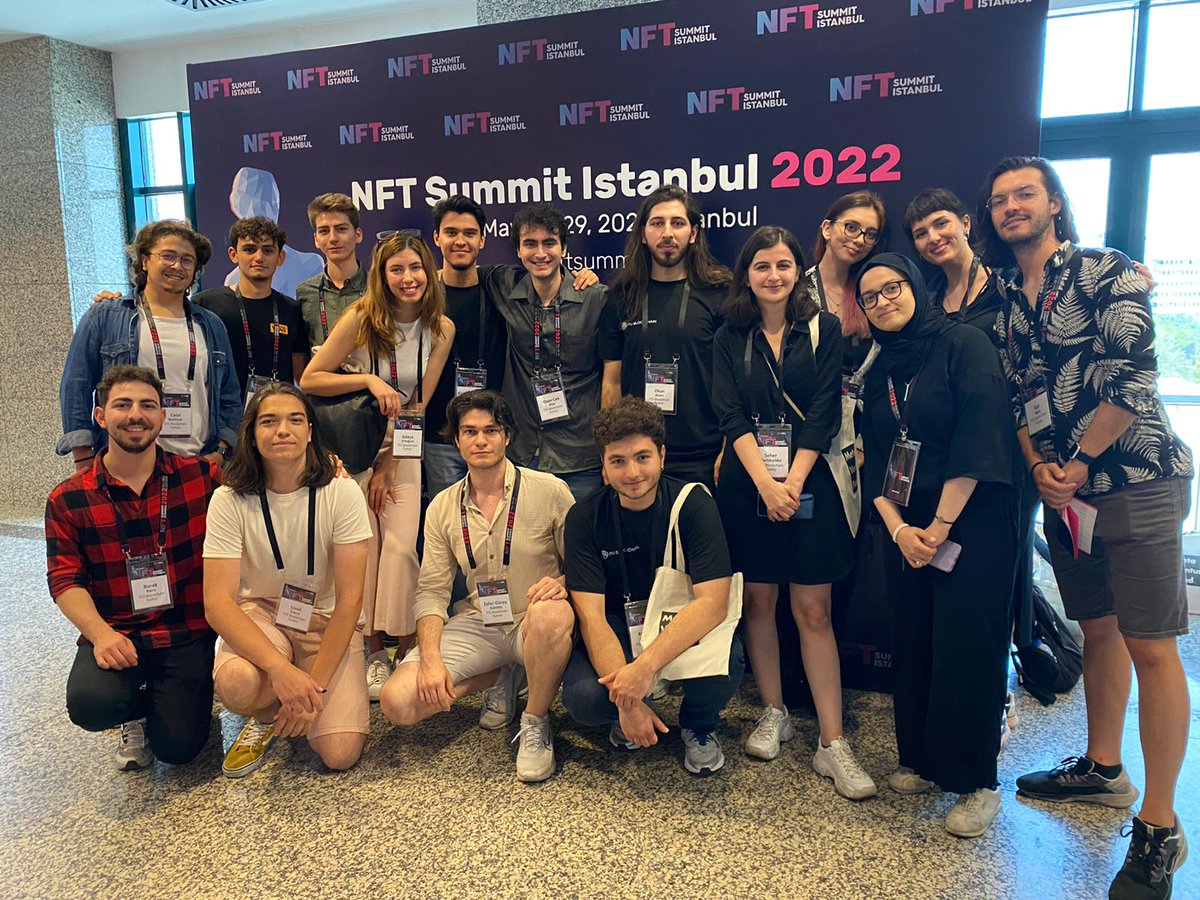 28-29 Mayıs tarihlerinde gerçekleştirilen ve medya sponsoru olduğumuz @nftsummitist'da İTÜ Blockchain olarak yer aldık! 

Bizi bu keyifli zirvenin bir parçası kılan @nftsummitist ekibine teşekkürlerimizi sunarız.