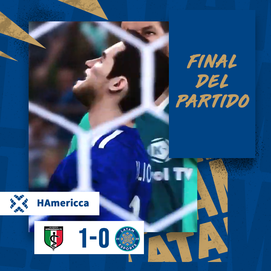 🏁 ¡Final del partido en el SIETE Y 1/2! 
 
⚽<a href="/ligaiatrogenica/">Liga Iatrogénica</a>  1 - 0 LATAM
 
#LigaTsuru ⚽
#VamosLATAM