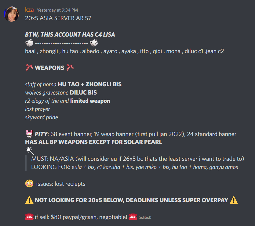 kza trades! tweet media