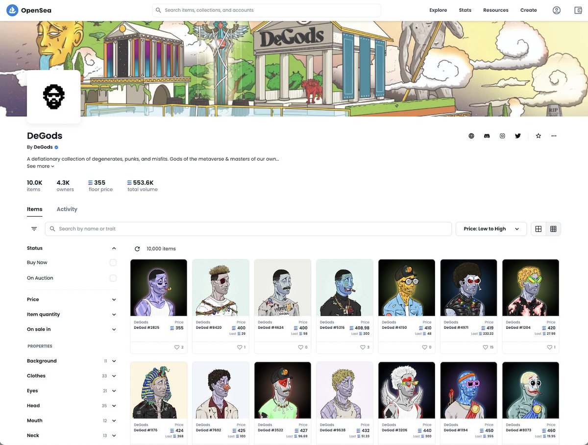 Finally, we began rolling out a test that will show NFT listings for Solana collections from outside of OpenSea.

We're excited to show you more options from across the Solana ecosystem by including more listings on the world’s largest NFT marketplace 👀