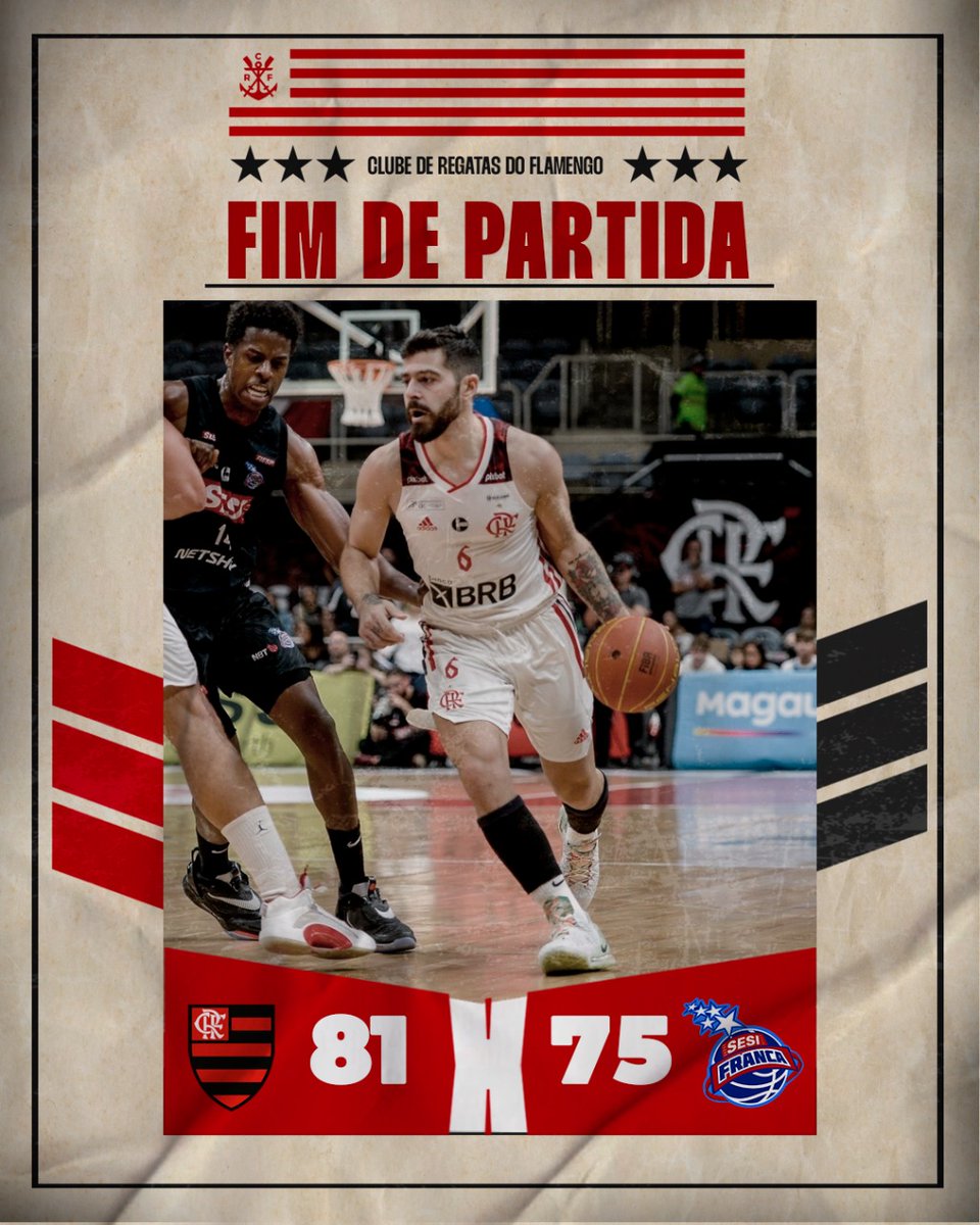 Flamengo vence Franca em casa e força 4º jogo nas finais do NBB