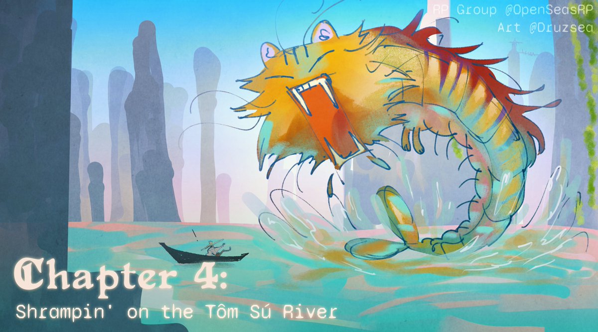 OpenSeasRp's tweet photo. ✦ CHAPTER 4 ✦
Shrampin' on the Tôm Sú River
June 4th - July 3rd
We're gonna need a bigger net, boys
-----
#OpenSeasRP #OSRP https://t.co/AjbyukY1d2
