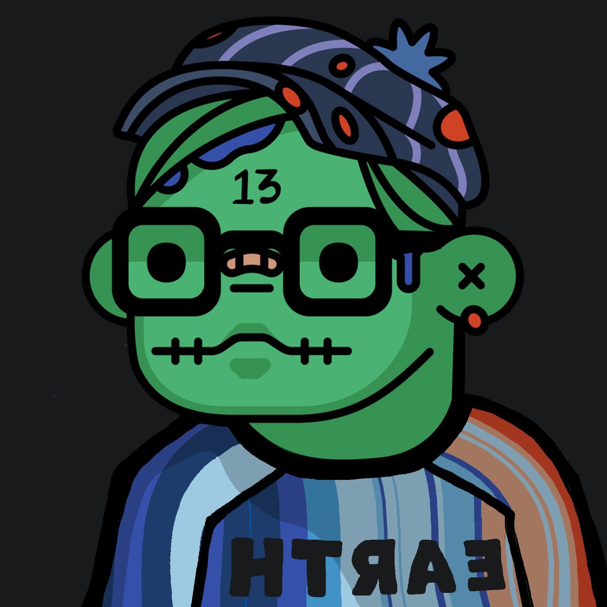 GM! Paperhands should live n’ learn, BUT frens, need alpha on Earth Day in the space, please! WAGMI🌳🌊!? <a href="/Deadfellaz/">Deadfellaz</a> #327 got a Warming Colours Sweater