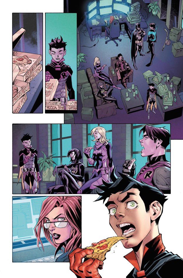 casscainceo's tweet photo. batgirls in robin! my favourite guys together https://t.co/TMXXIwsVlc