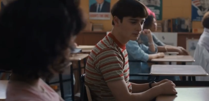 BuzzFeed's tweet photo. While speculation that Will is queer has been around since the beginning of the series, it has certainly amped up throughout the years — especially now, in Season 4, where we see Will literally recoil when a girl tries to flirt with him: https://t.co/zcOpXdCSj8