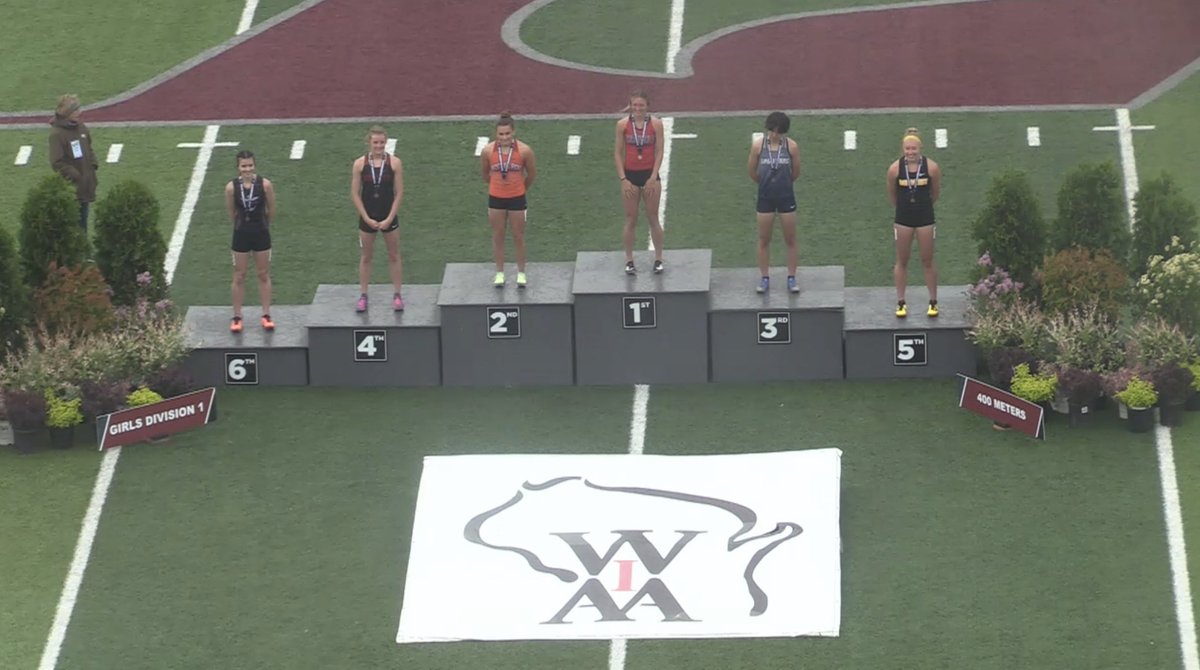 Not 1…not 2…but THREE STATE CHAMPIONSHIPS for Brooklyn Sandvig at the ⁦<a href="/wiaawistate/">WIAA State Tournaments</a>⁩ Track Meet! Brooklyn sprinted to a 1st place finish in the 100m, 200m, and 400m races! Please join us on Bridge St on Sun, June 5th at 4:00pm for a PD/FD escort to the high school!