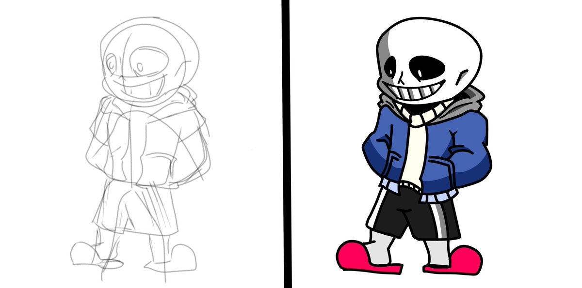 Sans Fanart💀 tweet media
