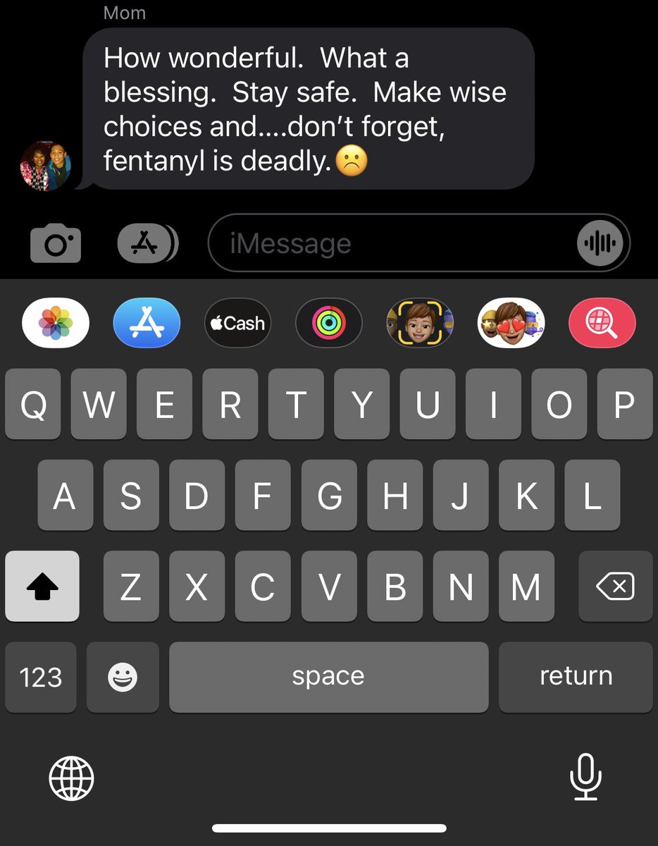 JereDean725's tweet photo. Mom always keeping the mood light https://t.co/E8HT6LjOb4