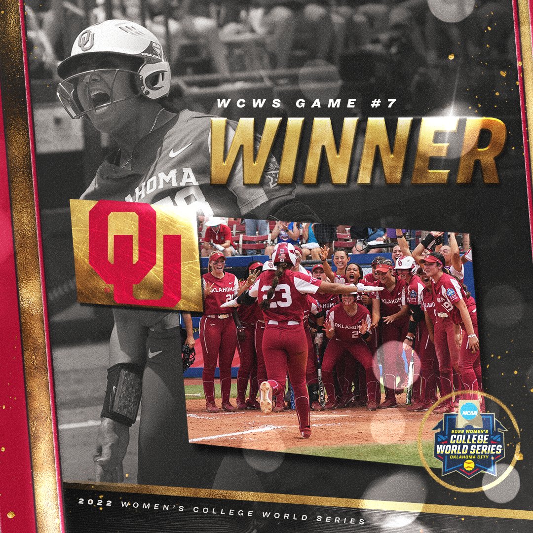 Rivalry win ✅

(1) <a href="/OU_Softball/">Oklahoma Softball</a> moves into Monday's National Semifinals after securing a big 7-2 win against Texas.

#WCWS