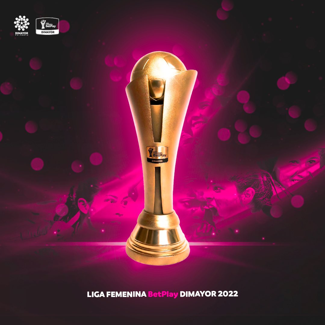 Dimayor's tweet photo. ¡En Cali se estrena el nuevo trofeo 🏆 de la #LigaFemeninaBetPlayDIMAYOR 2022! Un diseño que exalta el talento y la gallardía femenina🙌👉Conoce todos los detalles en nuestro link https://t.co/AAGncDEhA2 👈 ¿Cuál equipo tendrá el gran honor de levantarlo? Comenta tu pronóstico👇 https://t.co/aPYEAhN0io