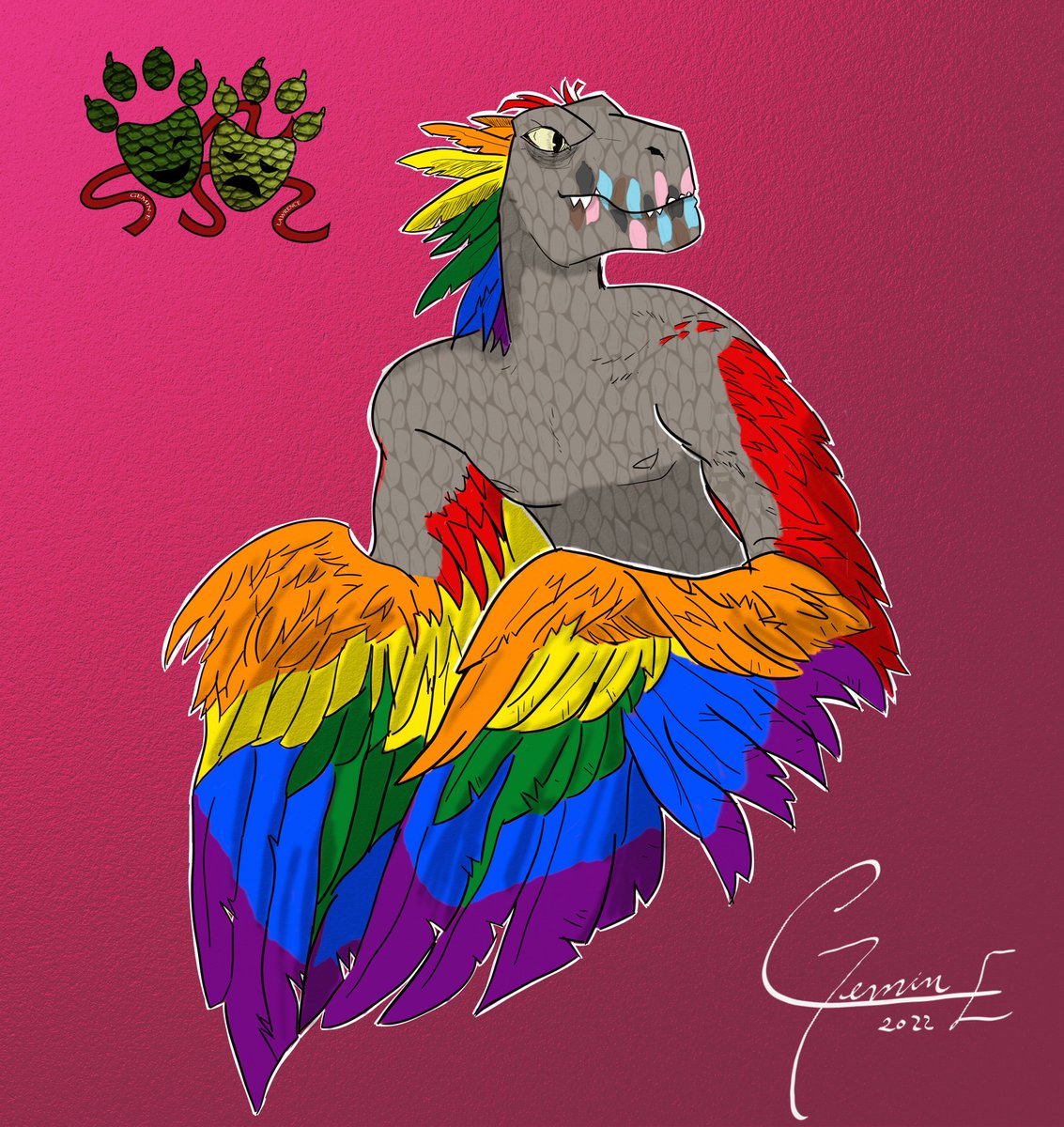 Pride Deinonychus (Ark SE variant)