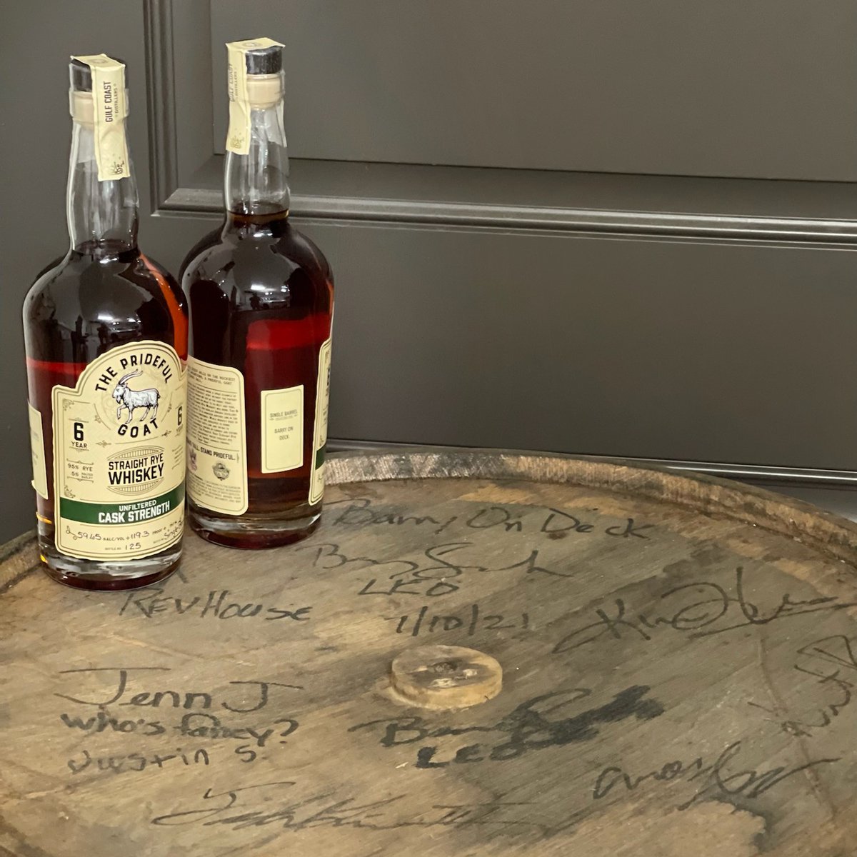 It's here! The <a href="/BarryOnDeck/">Barry On Deck</a> and Prideful Goat Single Barrel Rye is now out and available at THREE Specs locations here in Houston (map: bit.ly/bodpg22)

Supplies are extremely limited and this WILL sell out.

Thanks to my guy <a href="/TheWhiskyPete/">Kristopher Hart</a> for this amazing opportunity!