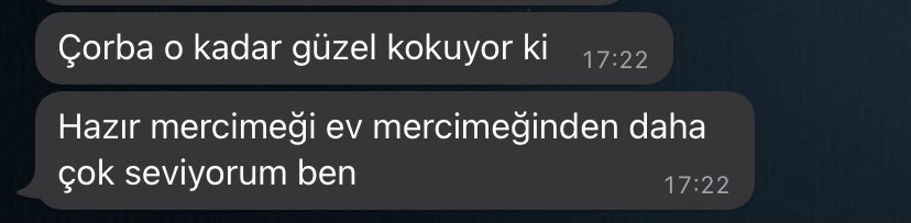 iiremsah's tweet photo. İçtiği çorba kremalı tavuk çorbası https://t.co/fn1K9QAUxJ