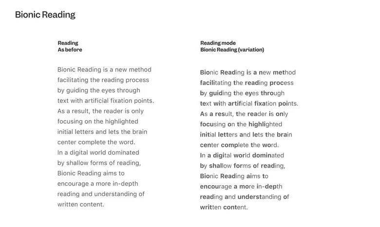 What is Bionic Reading? A new viral tool is taking the internet by storm as it could change the way you read and consume #content. It’s incredible how #reading this way feels like you are unlocking a new part of your brain. Yay or nay?