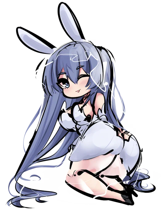ニュージャージーのケッコン衣装 rkgk 
#アズールレーン 