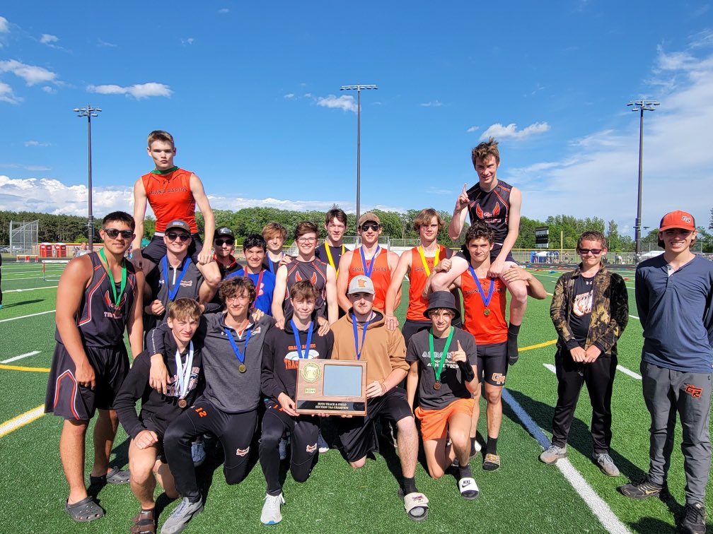 GRactivities's tweet photo. Section 7AA Boys Track and Field Champions! First ever in school history! GR ! https://t.co/xGp3tAdr5q