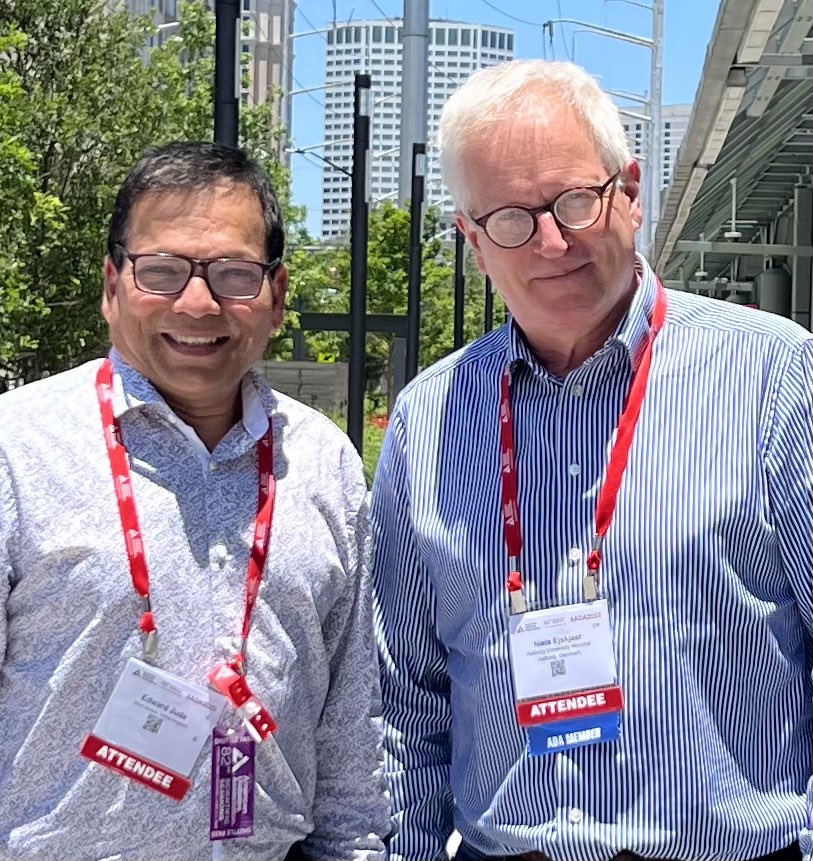 NielsEjskjaer's tweet image. Great meeting my old friend since 1998, #EdJude, last time was #ADA2019 - immediately sparked 2 data-based projects on the #DiabeticFoot and #CharcotFoot - and loads of ideas and good laughs. Only at #ADA2022.
- @TGCCG @AalborgUH #SDCN #StenoNord @Reg_Nord @AmDiabetesAssn #DFSG