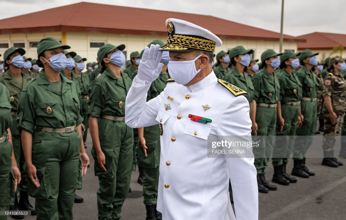 KOMARMIES's tweet image. Lately, several MAF military bases across the #Kingdom #Morocco 🇲🇦 are welcoming 2022 new contingents of military #conscripts. 

Here, the Royal Moroccan #Navy inspector Mr Alami, welcomes the conscripts to the #Benslimane base, dependent on the Royal #Moroccan Navy 
#Maroc