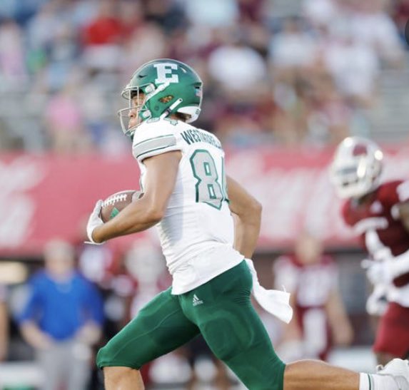 After a dominating <a href="/LindenwoodFB/">Lindenwood Football</a> camp blessed to say I have received a offer to the University of Eastern Michigan . #AGTG <a href="/PureZone49/">Curtis Jasper</a> <a href="/coachcox57/">Brad Cox</a> <a href="/coachjhewitt/">Jacob Hewitt</a> <a href="/CoachSCoughlin/">Sean Coughlin</a> <a href="/Zxch32/">Zach Westmoreland</a> <a href="/EMUFB/">Eastern Michigan Football</a> <a href="/CoachHowie33/">Parker Howard</a> <a href="/CoachAlinden/">Alan Linden</a>