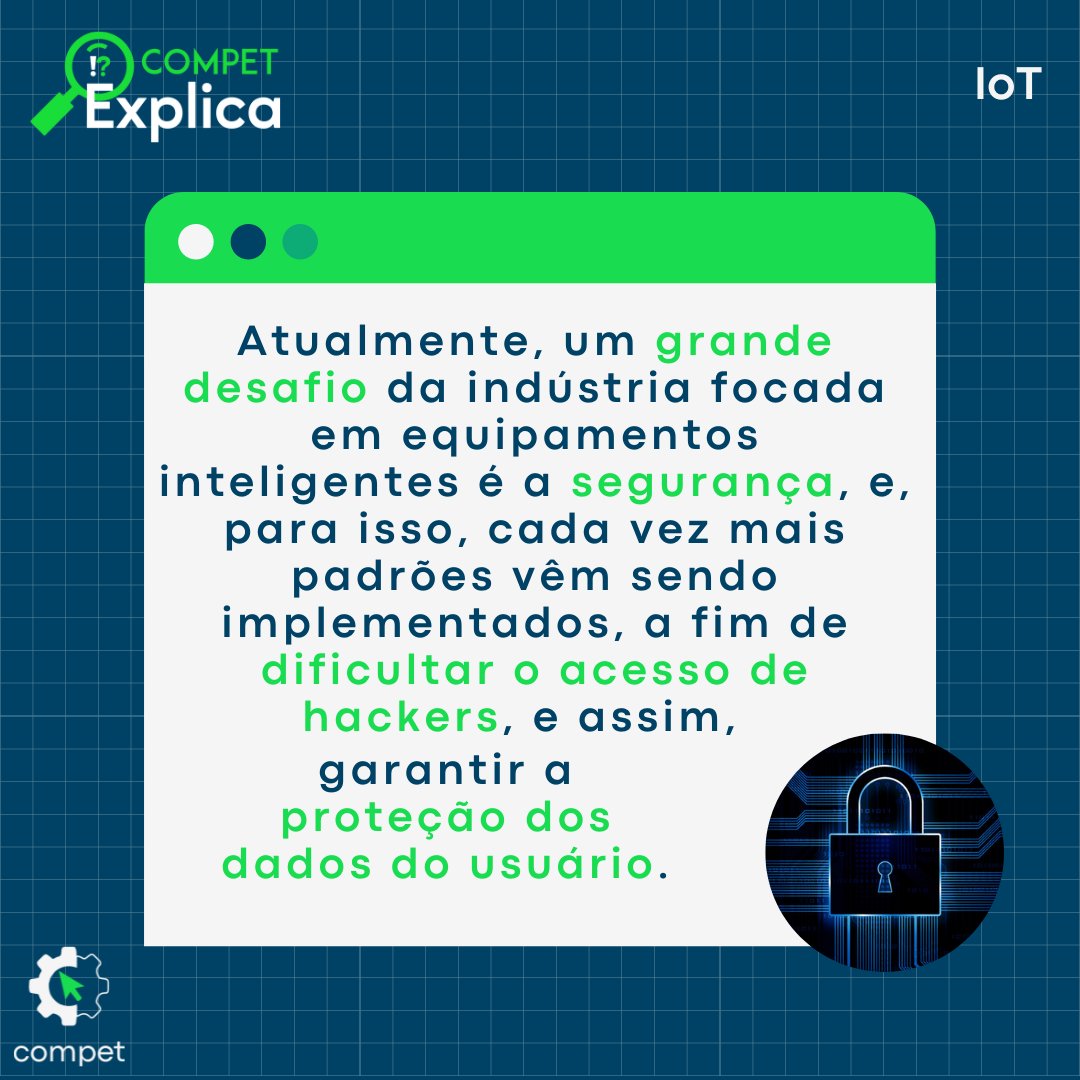 compet_cefet's tweet photo. Já imaginou a sua geladeira notando que algo está acabando, enviar um sinal ao seu computador, que solicita este alimento ao mercado e ele seria entregue em sua casa? Pois bem, isso logo será possível, graças à IoT. Mas afinal, o que é Iot?
#cefetmg #compet #competexplica #iot https://t.co/WxIqFFuRE3