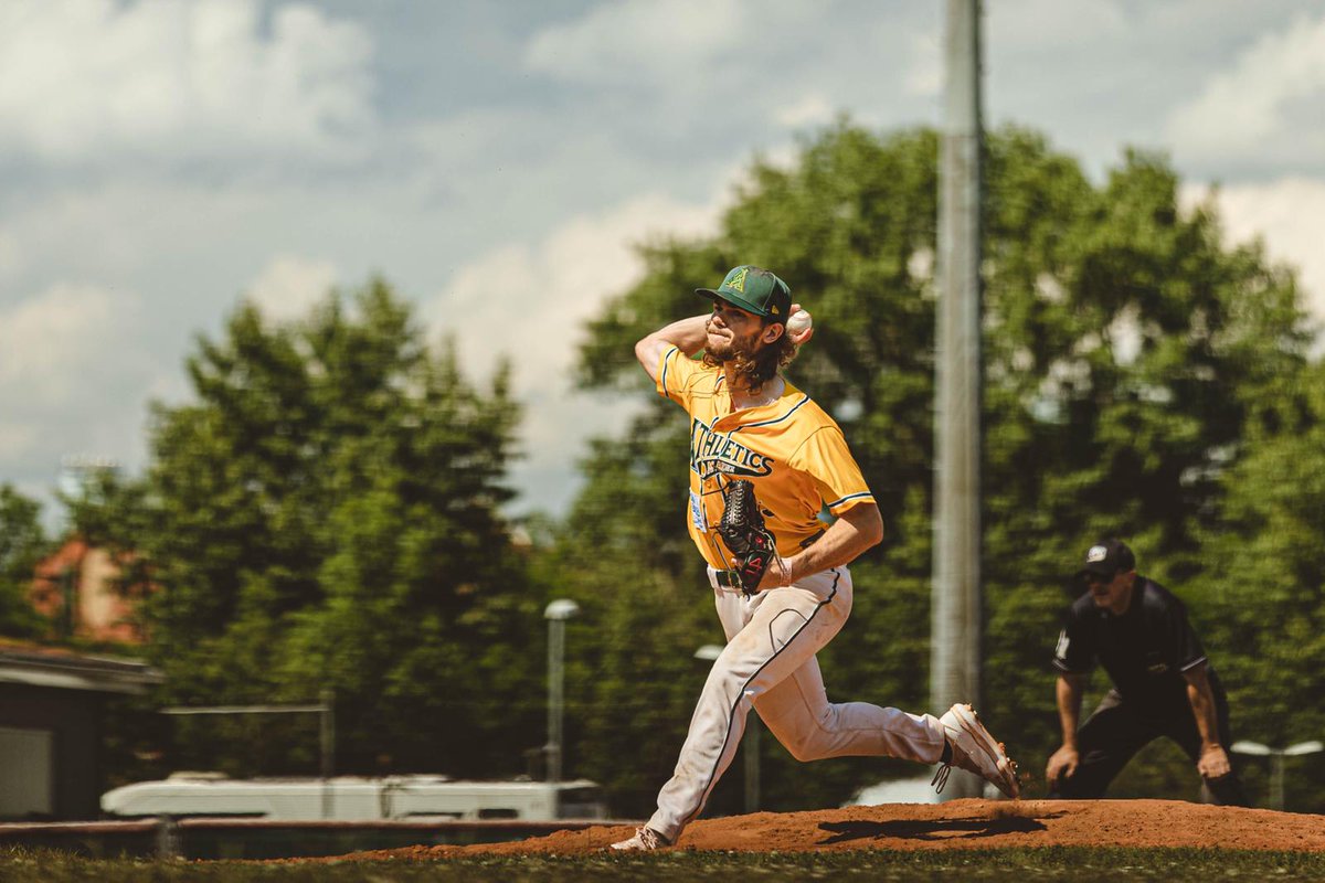 Ira Clifton (@irabaseball) on Twitter photo 06-04-22-Mainz, Germany. <a href="/IraBaseball/">Ira Clifton</a> plays in first game w/the <a href="/mainz_athletics/">mainz_athletics</a> , 1.1 innings. 4 K's gives up 1 hit, 1 walk & 1 reaches 1st base on an error. Great outing. Loving this new team and teammates.
@maxdrevermann 06-04-22-Mainz, Germany. <a href="/IraBaseball/">Ira Clifton</a> plays in first game w/the <a href="/mainz_athletics/">mainz_athletics</a> , 1.1 innings. 4 K's gives up 1 hit, 1 walk & 1 reaches 1st base on an error. Great outing. Loving this new team and teammates.
@maxdrevermann