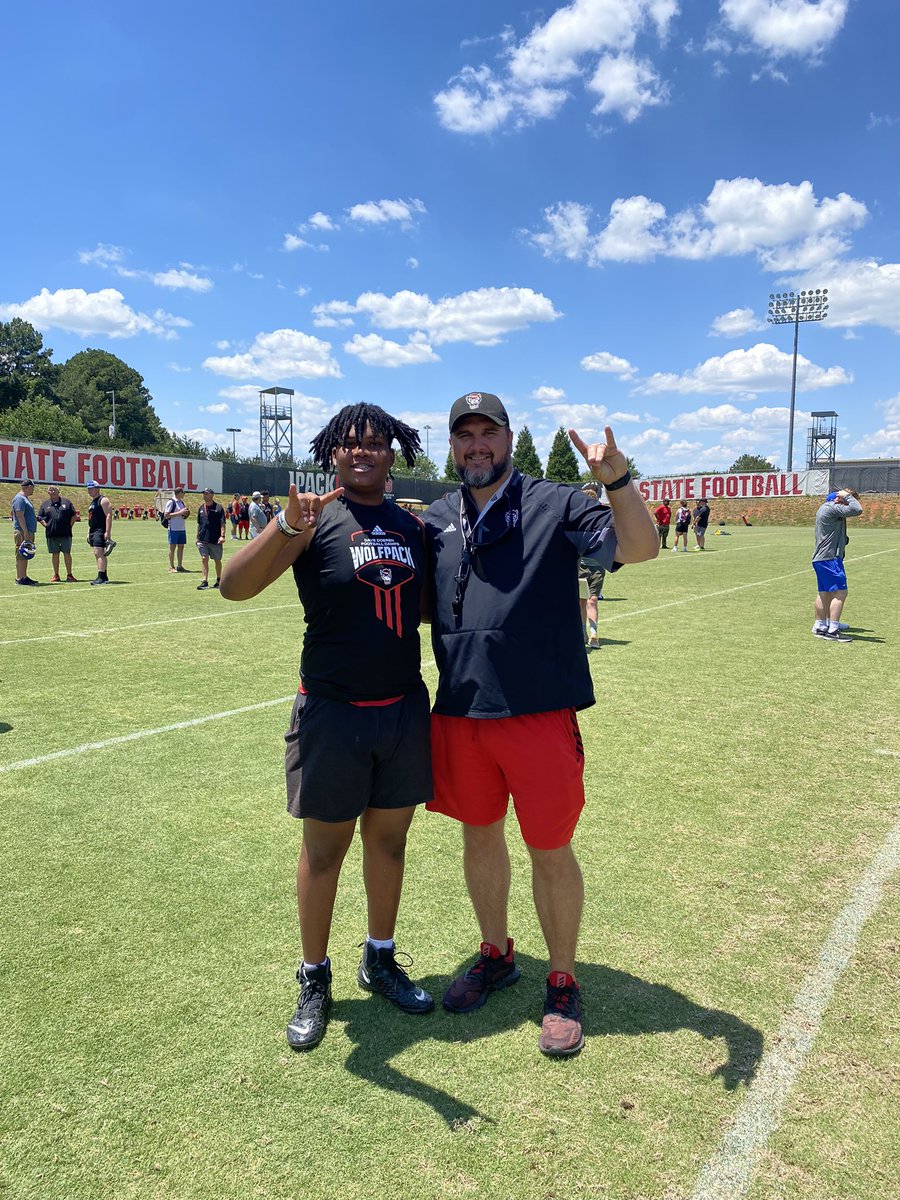 CadenDunn7's tweet photo. Had an amazing time @PackFootball camp, it was truly a blessing to be there!! @cdcas04 @Cam_Rich04 @CoachGarrisonOL @Rolesvilleramf1 https://t.co/EmU5kzTfWR