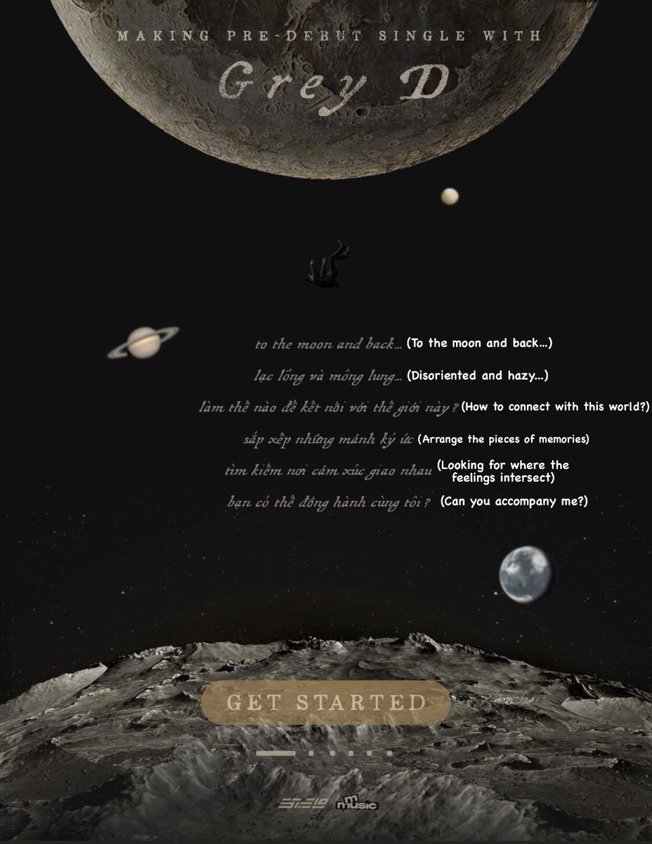 VPop_Tweets's tweet photo. ‘to the moon and back 🌖..’
[CHALLENGING PRE-DEBUT MUSIC PRODUCTS BASED ON THE AUDIENCE'S CHOICE]

Let's accompany GREY D on the journey to become a solo artist by voting for your favorite choice here:
https://t.co/WIiFXTceh0 (Voting time👇)

#GREYD #ST319ENT #PREDEBUTSINGLE https://t.co/18ipqMk5GH