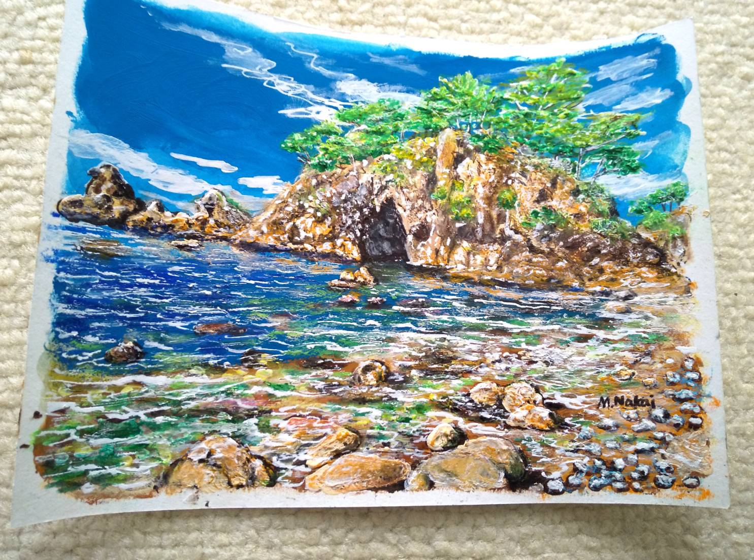 ねこい 元ギャラリーねこい 10月19日亀田イオンカルチャースクールで水彩色鉛筆塗り絵教室をします 本日の新潟紹介イラスト 世界環境デー なんですね 世界というより地元からで海や川 山に田んぼにゴミを捨てる事がない様に またお店や観光施設の