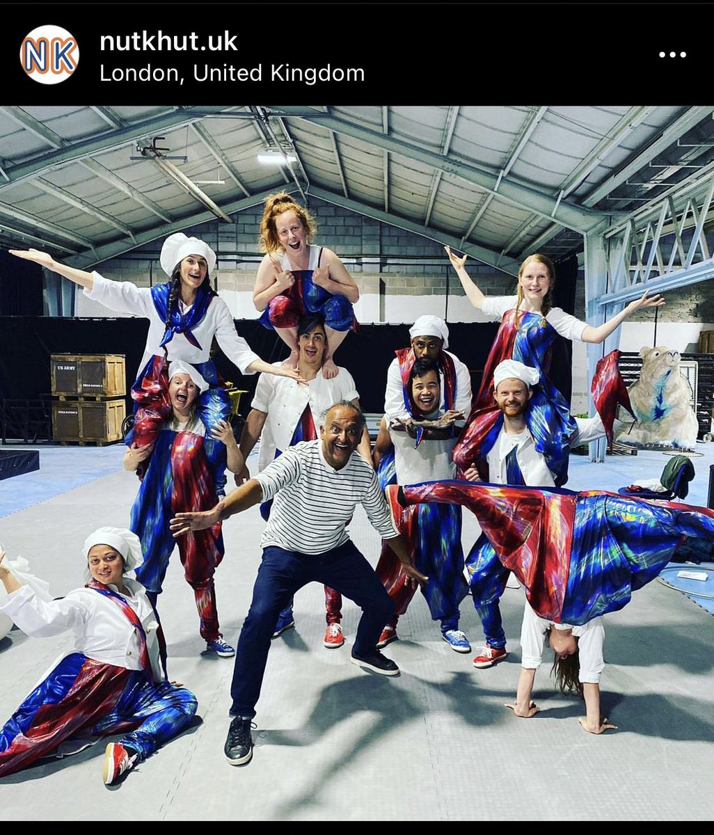 Performing with <a href="/nutkhutuk/">nutkhut</a> <a href="/HikapeeTheatre/">Hikapee</a> for #PlatinumJubileePageant tomo 😆 tune in BBC1 2:30-5pm 🎉🇬🇧
