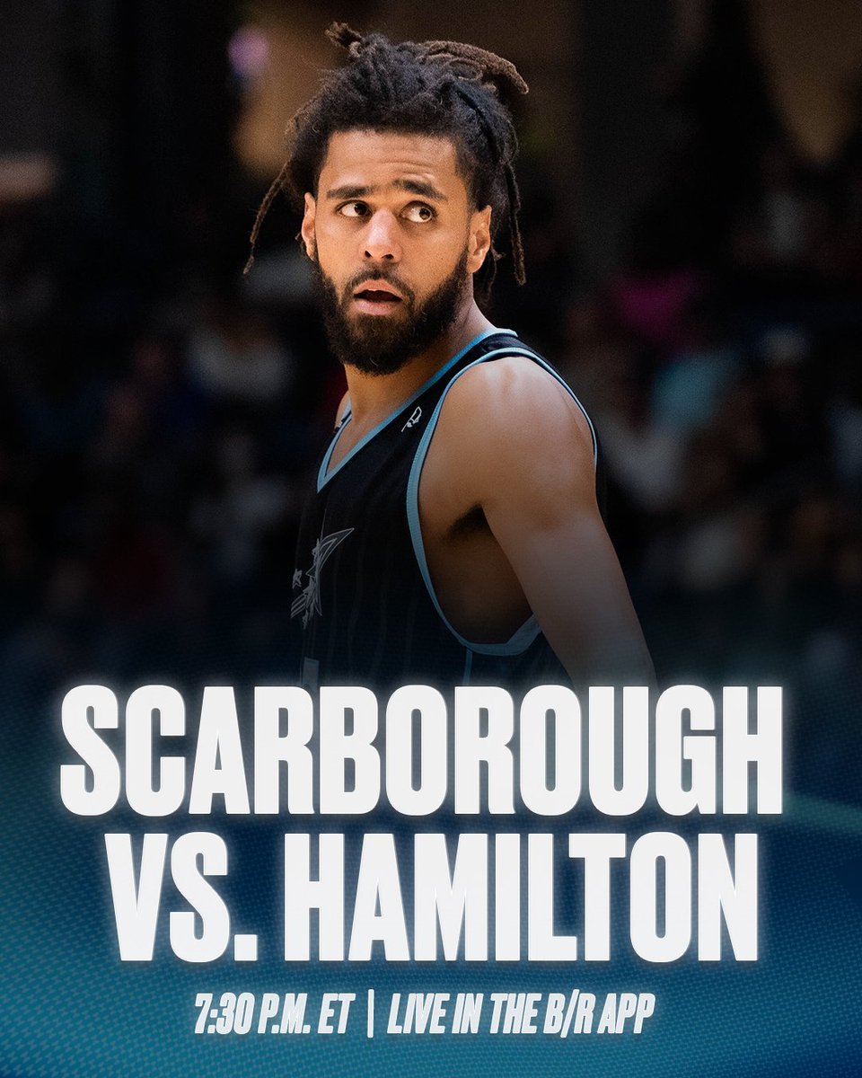 BleacherReport's tweet photo. J. Cole is hooping tonight LIVE in the B/R app 🔥

Tap in at 7:30 pm ET to watch him in the @CEBLeague ➡️ https://t.co/2PM5vDivg4 https://t.co/UKBGDnN1qi