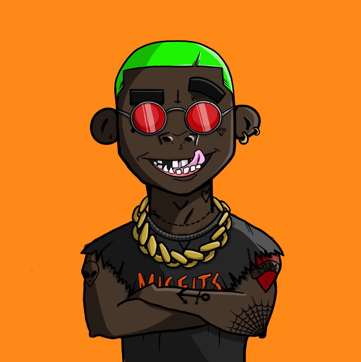 It's Saturday n we're giving out 5 WL spots to #Misfitmob! 🎫 

1️⃣ FOLLOW <a href="/MisfitMobNFT/">Misfit Mob</a>
2️⃣ Like, RT
3️⃣ Tag 3+ friends  

WINNERS will be announced in 48 hours! 🔥 

Bonus if you join our discord and say "I'm a weirdo" in #the-boozer.
discord.gg/KAHTbUDzQE

#solana #SolanaNFTs